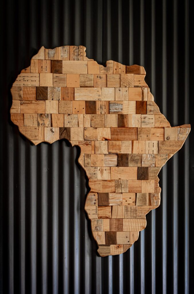 Wooden Map of Africa